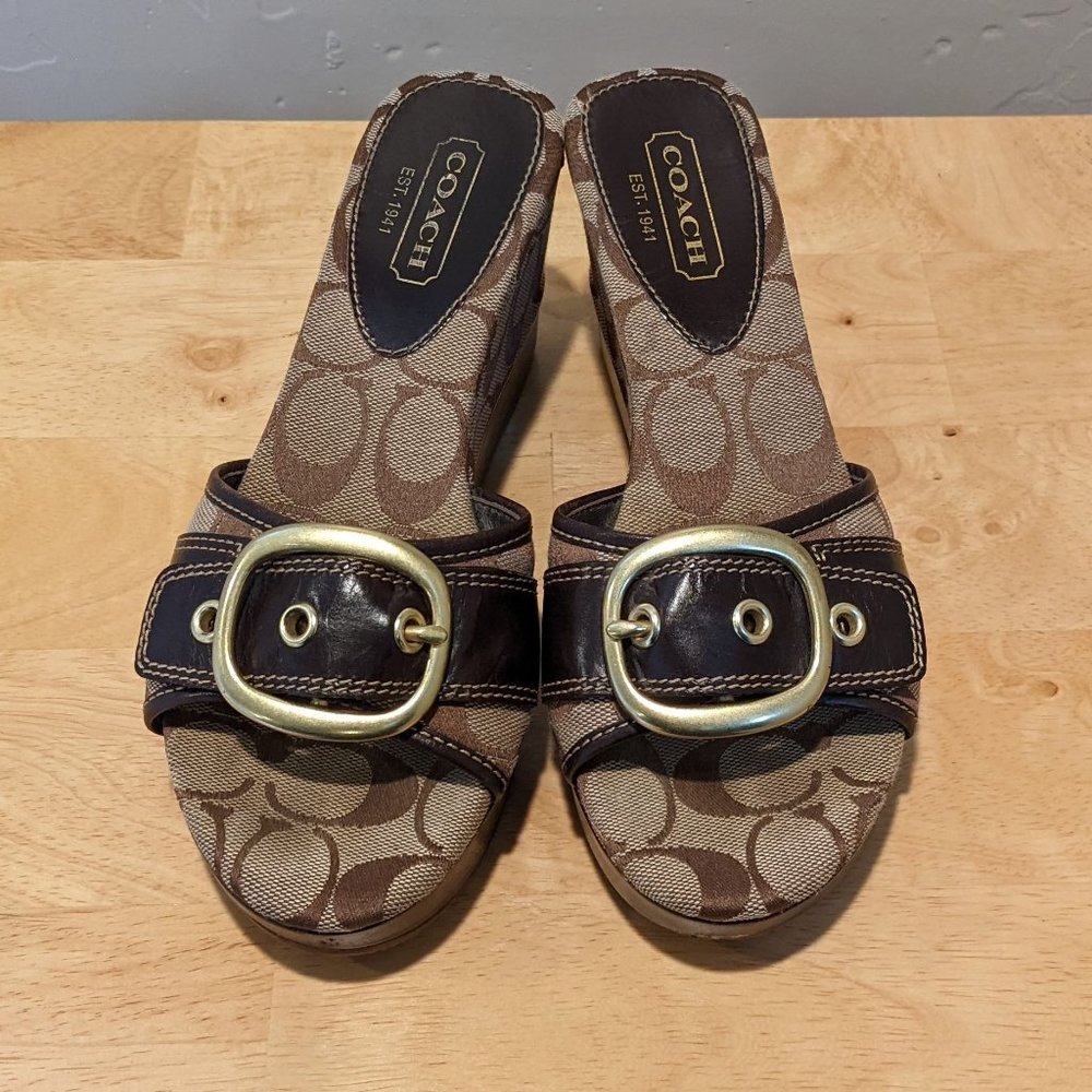 Coach Gretta wedges size 6.5M